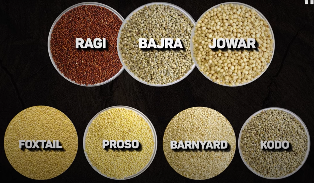 Types of Millets in Hindi:रागी, बाजरा, ज्वार – जानिए सेहत और पर्यावरण के लिए फायदेमंद मोटे अनाज
